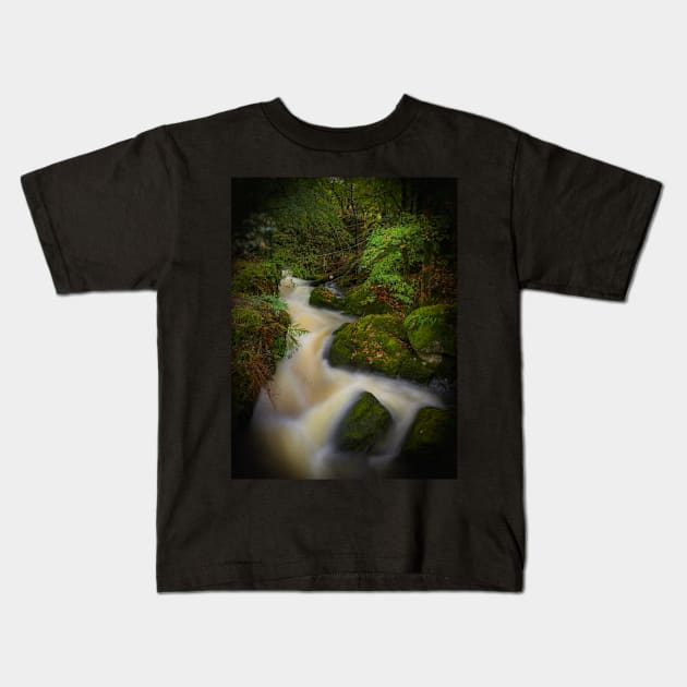 Lake District Waterfall Kids T-Shirt by Graz-Photos